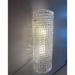 Pamono Crocodile Transparent Murano Glass Wall Sconces by Simoeng, Set of 2><noscript><img width=