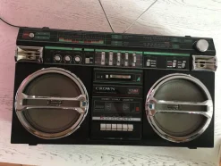 Pamono Crovn Radio & Stereo with Cassette Recorder, 1980s><noscript><img width=