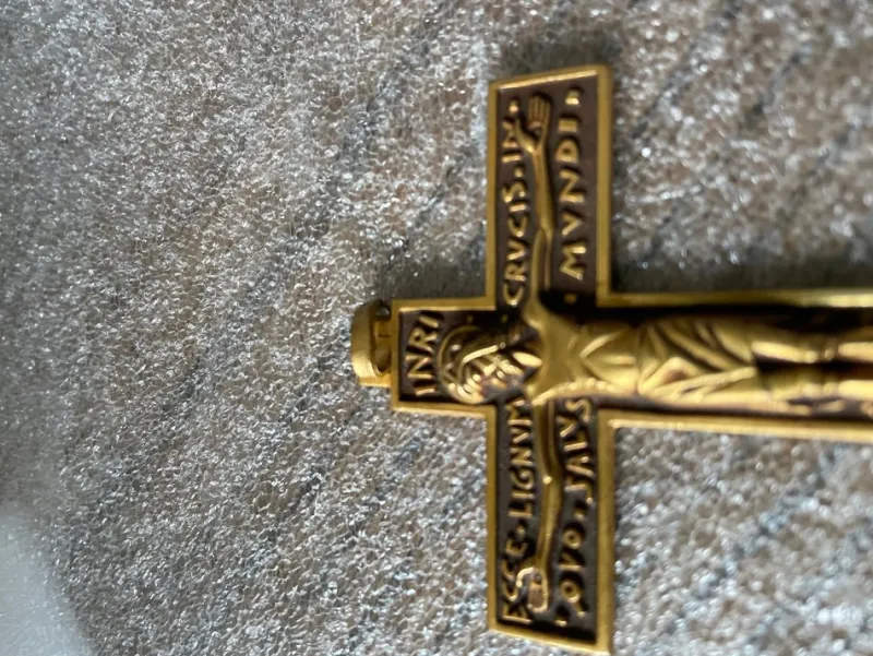 Hot Pamono Crucifix by Line Vautrin