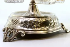 Pamono Cruet Set with Silver Structure and Mustard Bowl with Salt and Pepper Shaker, Set of 5><noscript><img width=