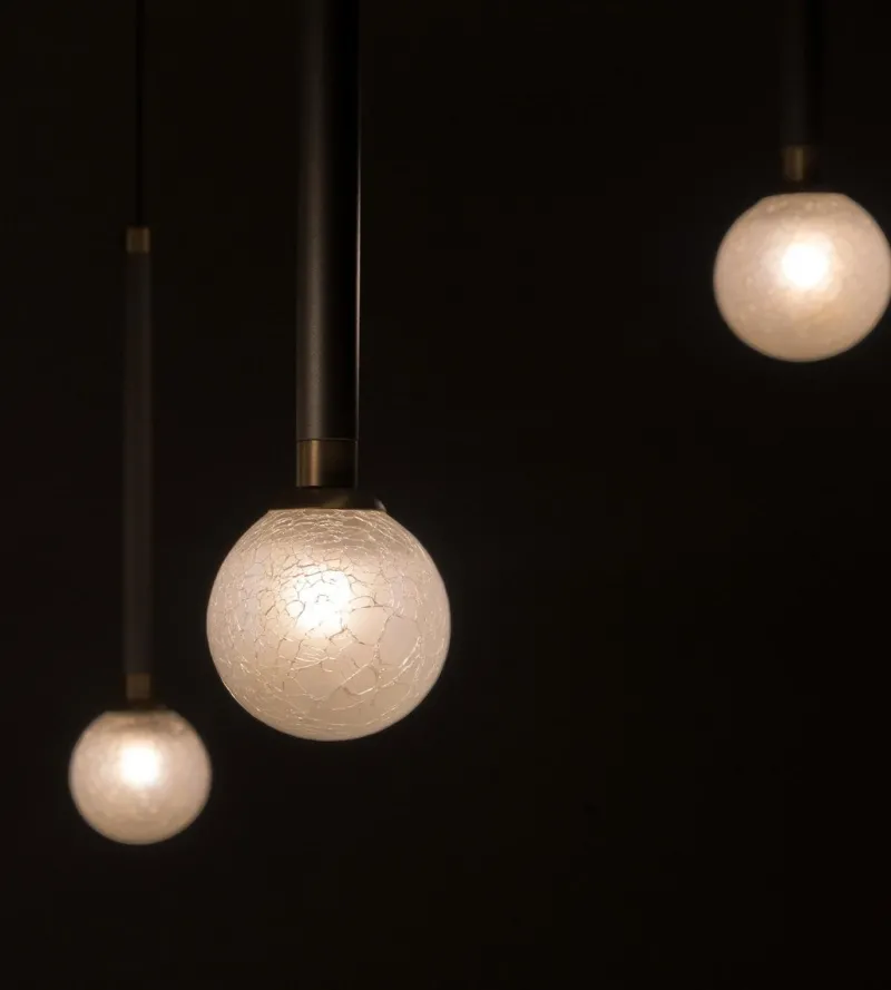 Pamono Crystal Ball Pendant Light by Morica Design> Ceiling Lights