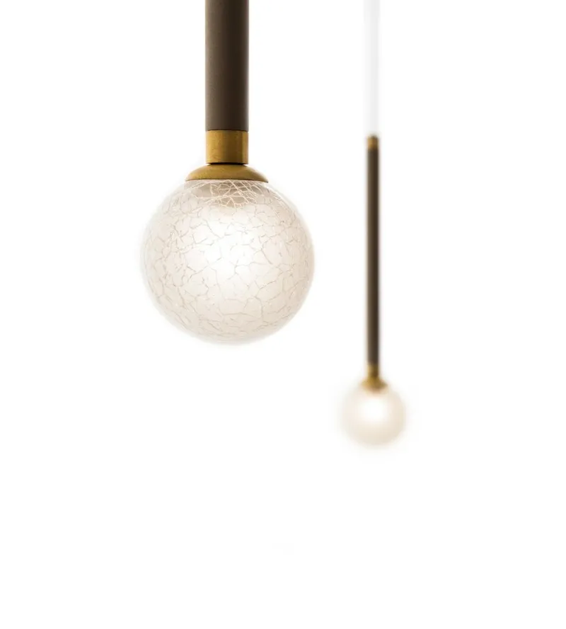 Pamono Crystal Ball Pendant Light by Morica Design> Ceiling Lights