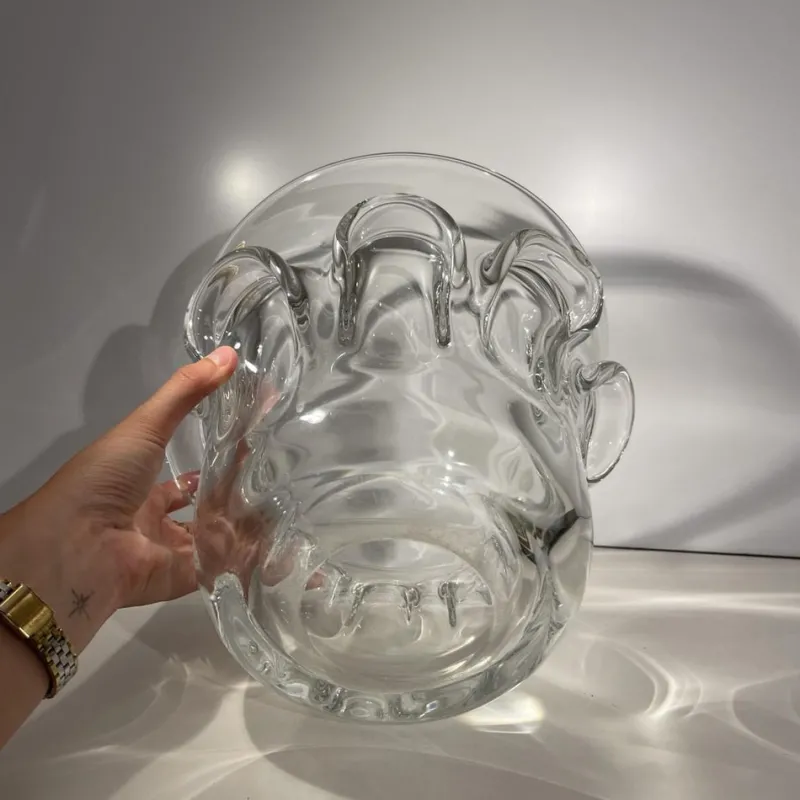 Online Pamono Crystal Champagne Bucket by Antonio Guido Bon for Val Saint Lambert, 1950s-1960s