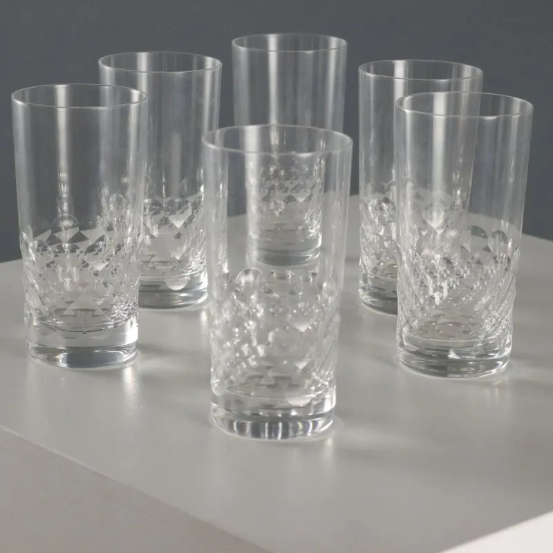Outlet Pamono Crystal Chauny Highball Glasses from Baccarat, Set of 6
