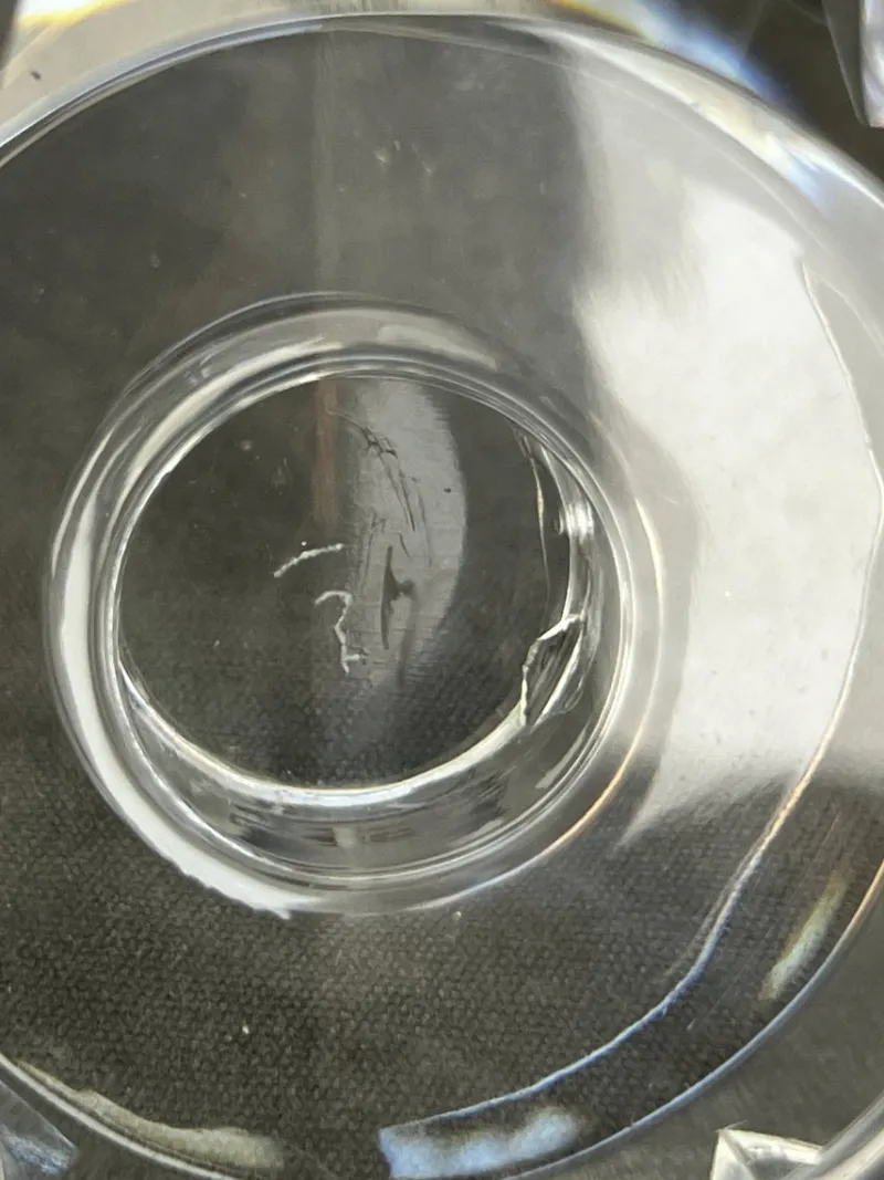 Pamono Crystal Decanter by Jacques Adnet, 1955