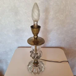 Pamono Crystal Desk Lamp in the style of St. Louis, 1890s> Table Lamps