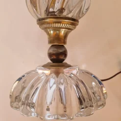 Pamono Crystal Desk Lamp in the style of St. Louis, 1890s><noscript><img width=