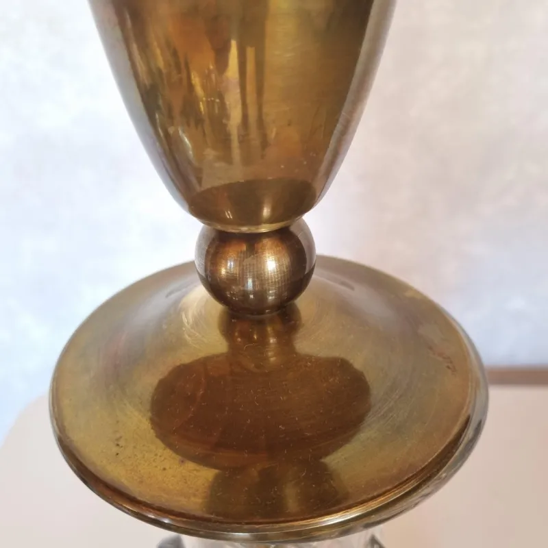 Pamono Crystal Desk Lamp in the style of St. Louis, 1890s> Table Lamps