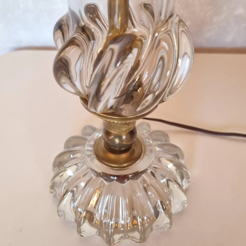 Pamono Crystal Desk Lamp in the style of St. Louis, 1890s> Table Lamps
