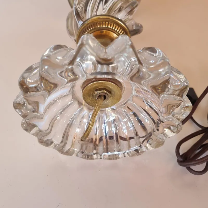 Pamono Crystal Desk Lamp in the style of St. Louis, 1890s> Table Lamps
