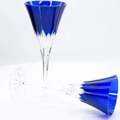 Pamono Crystal Glasses from Ajka, Hungary, 1960s, Set of 6