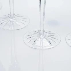 Pamono Crystal Glasses from Ajka, Hungary, 1960s, Set of 6