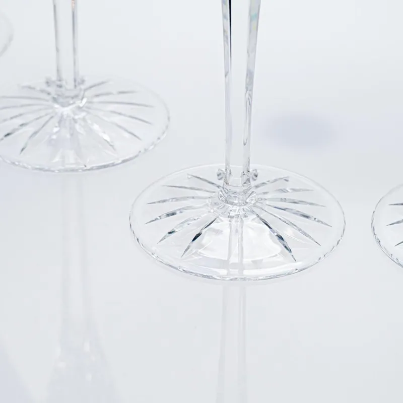 Pamono Crystal Glasses from Ajka, Hungary, 1960s, Set of 6