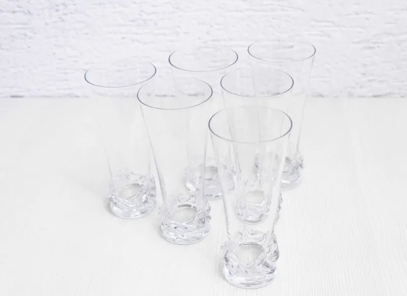 Sale Pamono Crystal Glasses from Daum, France, 1960s, Set of 6