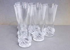 Sale Pamono Crystal Glasses from Daum, France, 1960s, Set of 6