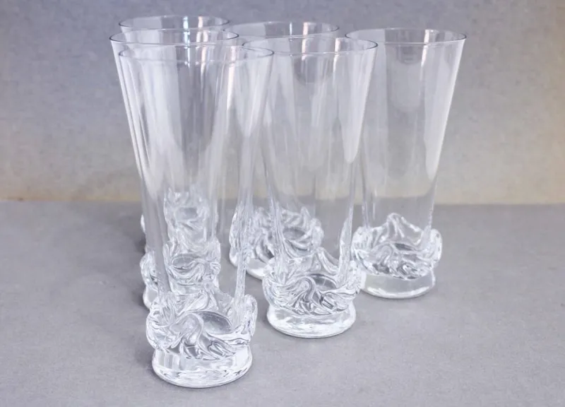 Sale Pamono Crystal Glasses from Daum, France, 1960s, Set of 6