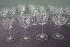 Pamono Crystal Glasses, 1970s, Set of 28><noscript><img width=