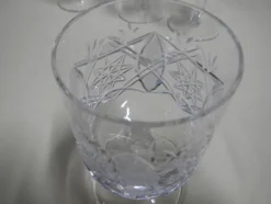 New Pamono Crystal Glasses, 1950s, Set of 12