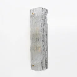 Sale Pamono Crystal Natural Murano Glass Sconces in the style of Mazzega, 2000s, Set of 2