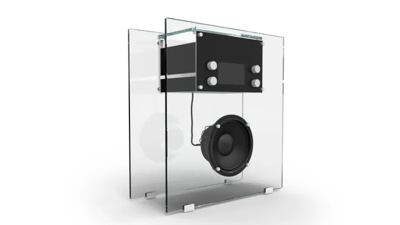 Hot Pamono Crystal Radio by Franco Albini for Cassina