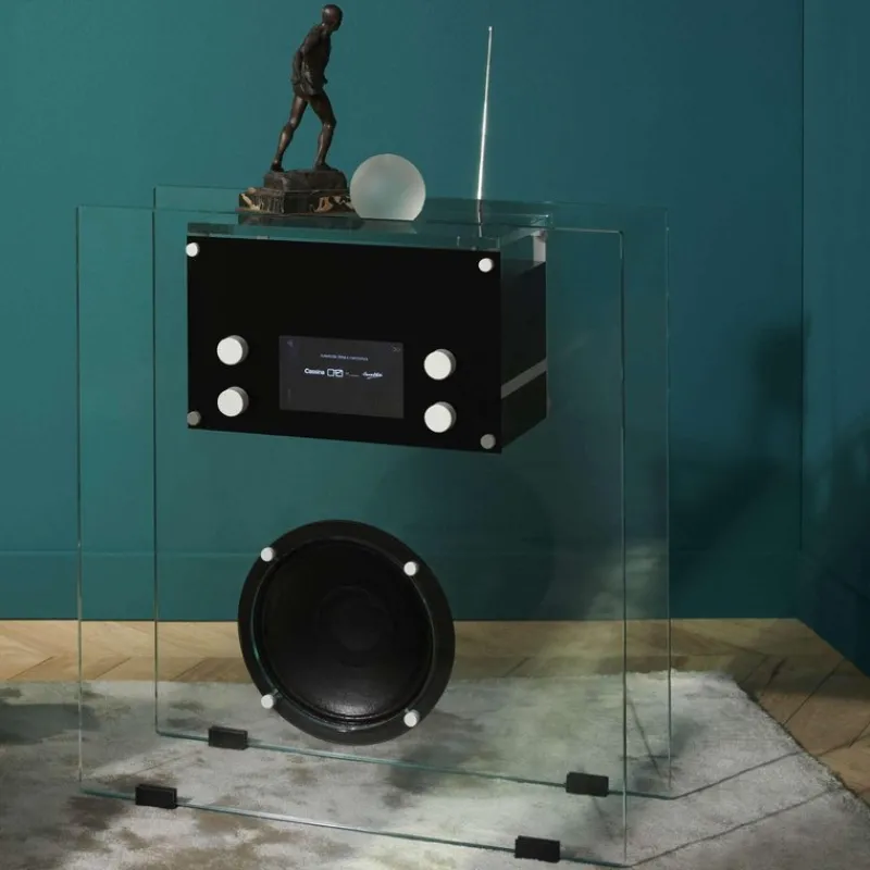 Hot Pamono Crystal Radio by Franco Albini for Cassina