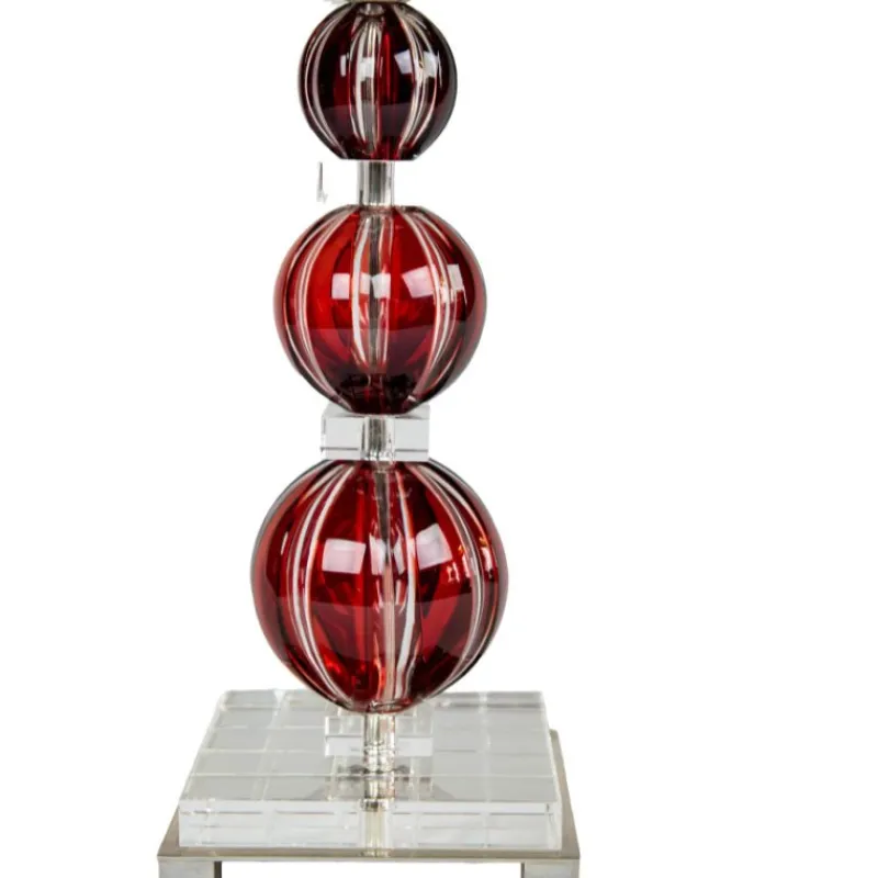 Outlet Pamono Crystal Table Lamp by Leone Aliotti