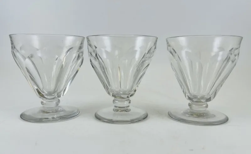 Pamono Crystal Talleyrand White Wine Glasses from Baccarat, Set of 3