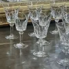 Pamono Crystal Wine Glasses of Sèvres Niagara Model, 1950s, Set of 11> Glassware