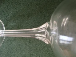 Pamono Crystal Wine Glasses with Gold Rim, 1960s, Set of 6><noscript><img width=