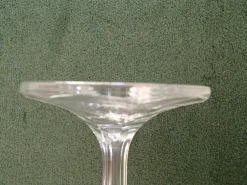 Pamono Crystal Wine Glasses with Gold Rim, 1960s, Set of 6><noscript><img width=