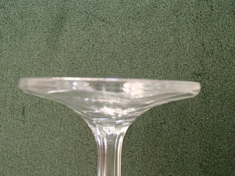 Pamono Crystal Wine Glasses with Gold Rim, 1960s, Set of 6> Glassware