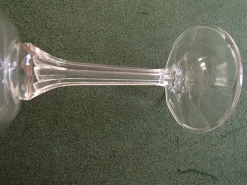 Pamono Crystal Wine Glasses with Gold Rim, 1960s, Set of 6><noscript><img width=