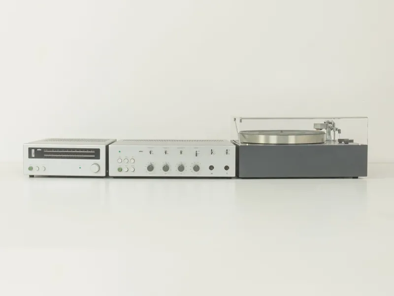 Pamono CSV 500, CE 250 & PCS 5 Hi-Fi-System from Braun, 1960s, Set of 3> Electronics