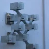 Discount Pamono Cubic Wall Lamp in Chromed Metal and Methacrylate by Gaetano Sciolari for Sciolari, 1970s