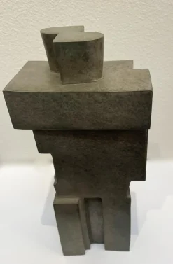 Pamono Cubist Bronze Sculpture The Twins by Willy Kessels, 1920s> Art Deco