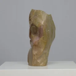 Pamono Cubist Head Sculpture, 2008, Marble><noscript><img width=