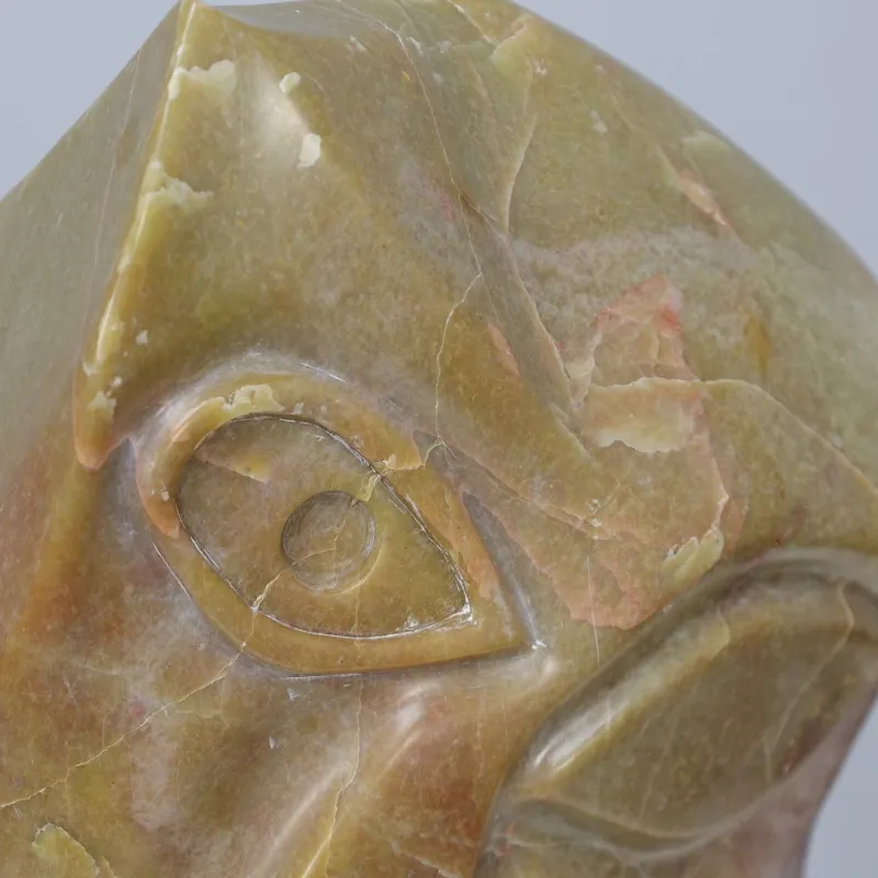 Pamono Cubist Head Sculpture, 2008, Marble> Sculpture