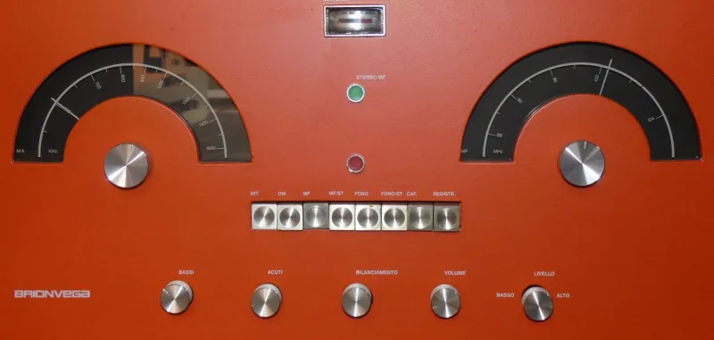 Pamono Cubo RR 126 FO Radiophonograph by Fratelli Castiglioni for Brionvega, Italy, 1960s> Electronics