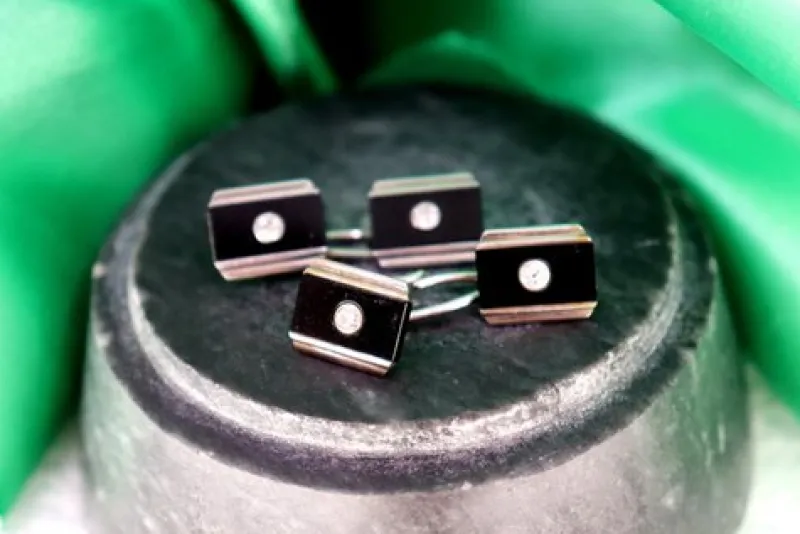 Pamono Cufflinks in Platinum with Onyx and Brilliant-Cut Diamonds, Set of 2> Cufflinks