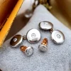 Pamono Cufflinks with Gold, Set of 2> Cufflinks