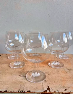 Pamono Cupola Series Brandy Glasses from Rosenthal Studio Line, 1980s, Set of 6