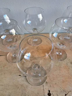 Pamono Cupola Series Brandy Glasses from Rosenthal Studio Line, 1980s, Set of 6