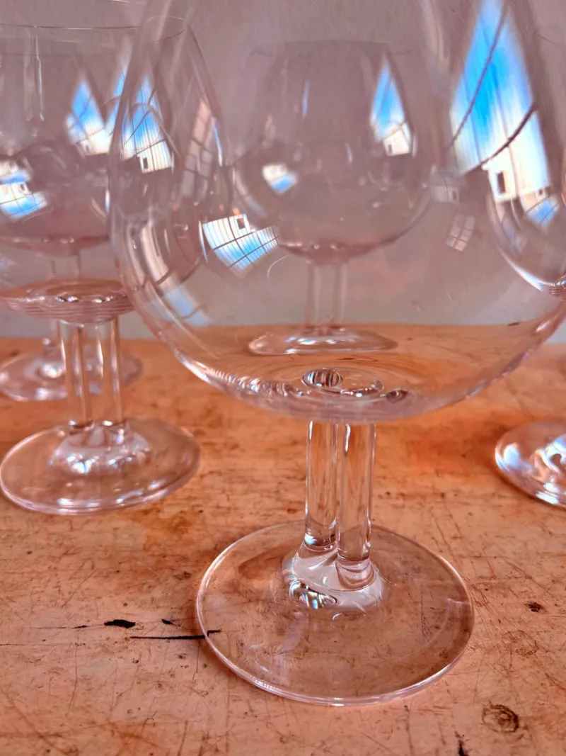 Pamono Cupola Series Brandy Glasses from Rosenthal Studio Line, 1980s, Set of 6