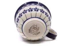Sale Pamono Cups with Saucers in Bunzlauer Ceramic from Zakłady Ceramiczne Bolesławiec, Set of 4