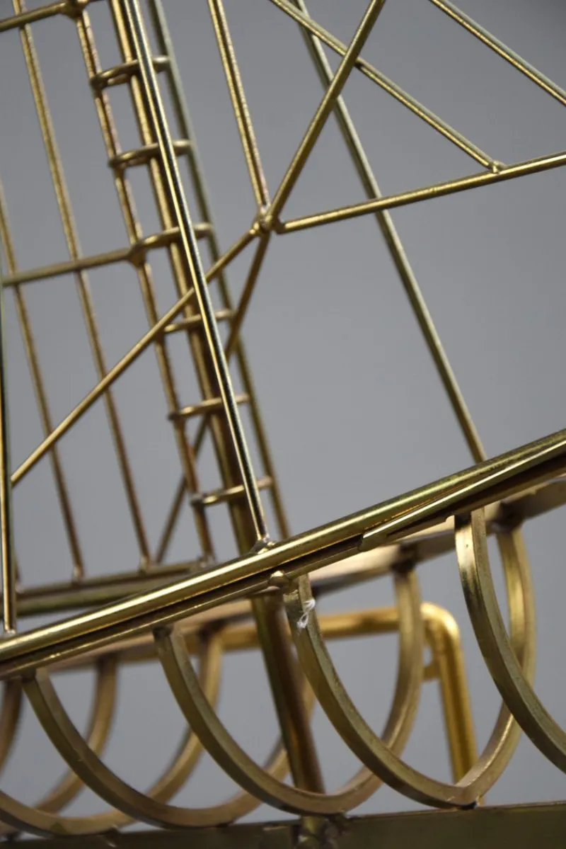 Pamono Curtis Jere, Sailboat Sculpture, 1976, Brass> Mid-Century