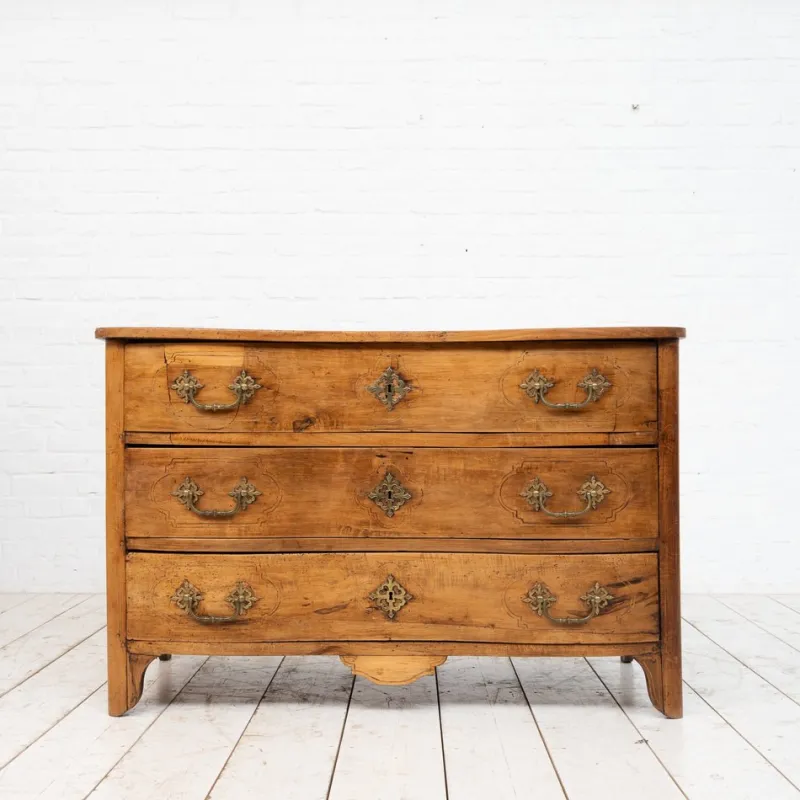 Best Pamono Curved Chest of Drawers, Italy, 18th Century