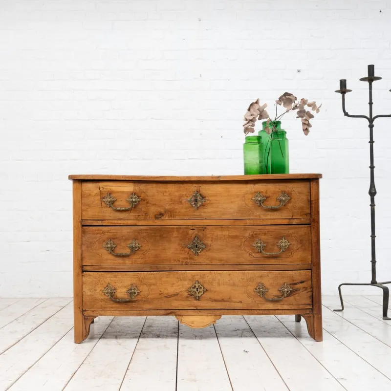 Best Pamono Curved Chest of Drawers, Italy, 18th Century