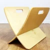 Pamono Curved Plywood Magazine Rack, 1980s> Magazine Racks