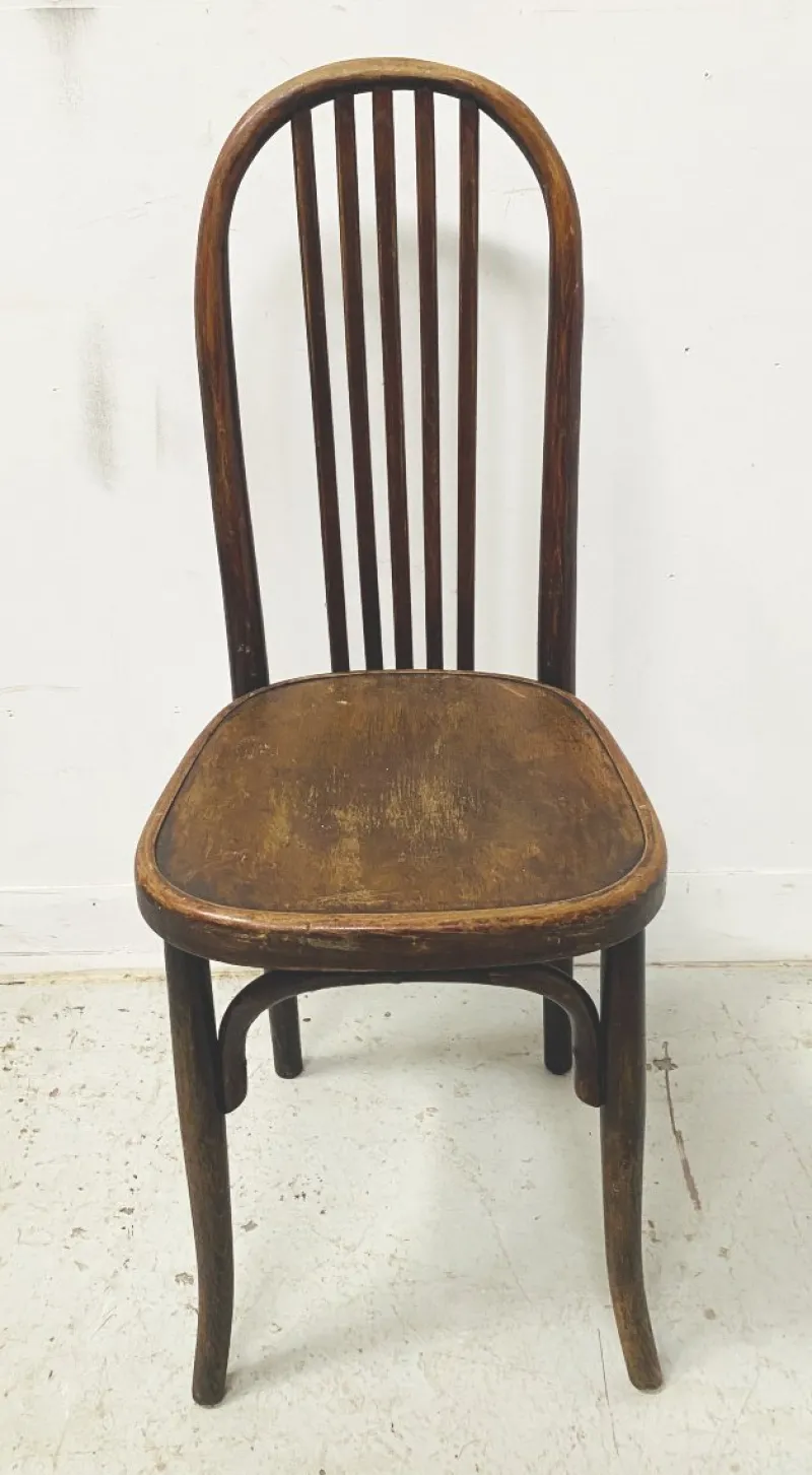 Pamono Curved Wooden Chairs, Set of 6> Side Chairs & Dining Chairs