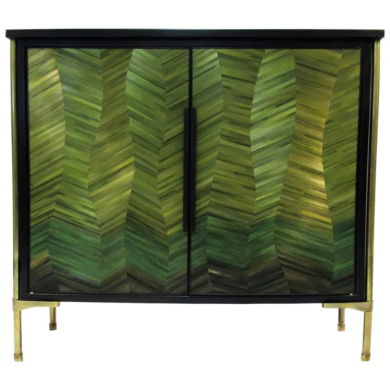 Pamono Cusco Sculpted Marquetry Cabinet by Stefan Leo> Storage